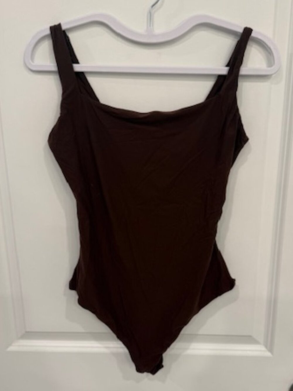 Quince Brown Sleeveless Bodysuit